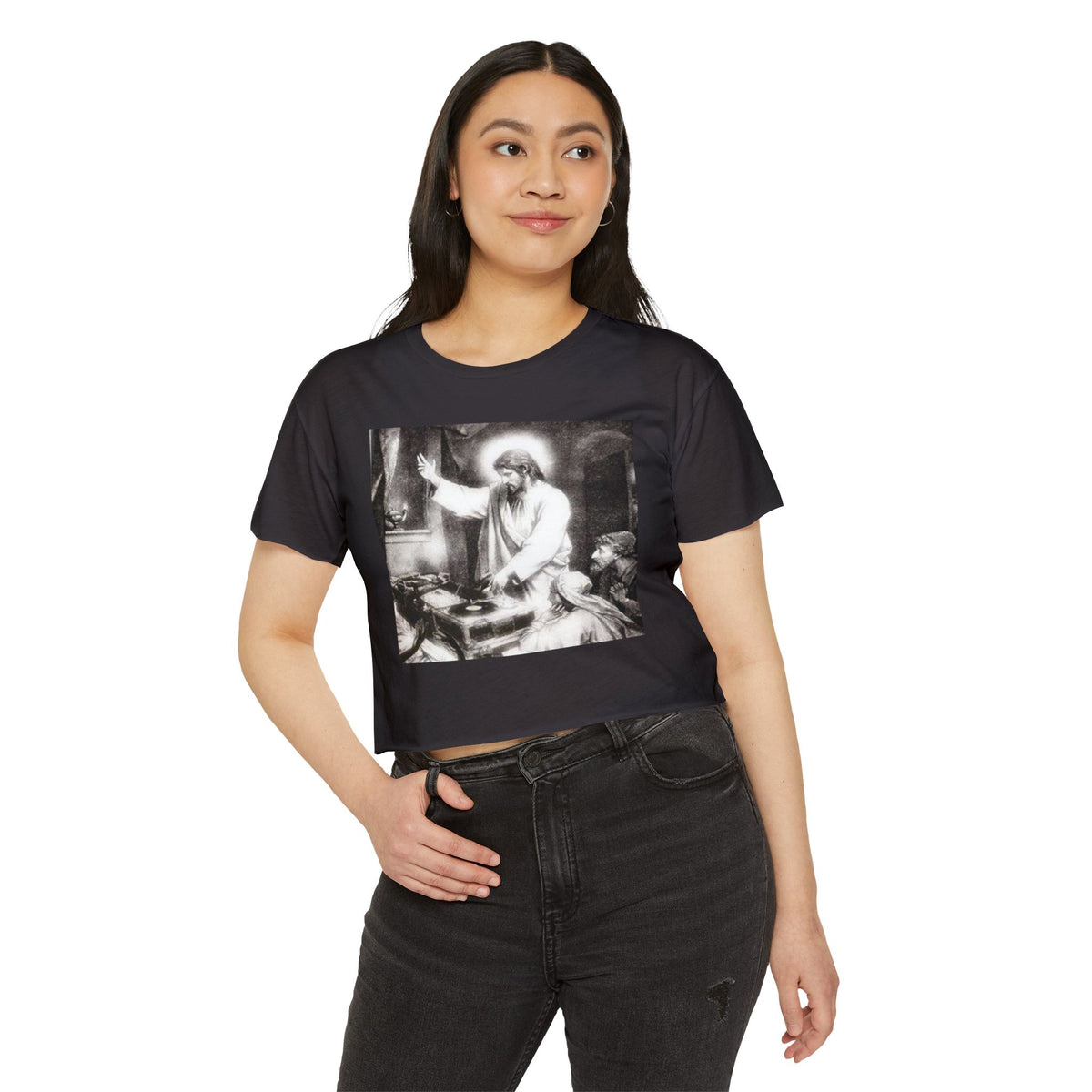 DJ Jesus Crop Tee
